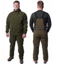 Мембранный костюм на флисе DUCK EXPERT Универсал хаки модель 2020