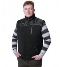 Жилет флисовый утепленный DUCK EXPERT ТУРИСТ черный