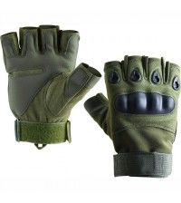 Тактические полуперчатки RAGE TRACK оливковые