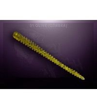 Приманка Crazy Fish CRUEL LEECH 5.5см запах кальмар цвет олива