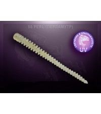 Приманка Crazy Fish CRUEL LEECH 5.5см запах кальмар цвет перламутр