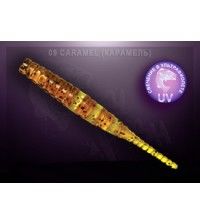 Приманка Crazy Fish POLARIS 4.5см запах креветки цвет карамель