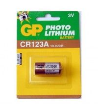 Литиевая батарейка GP CR123A 1500mAh