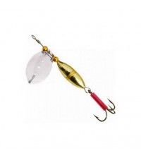 Вращающаяся блесна Zebco Zyrium Spinner серебро золото 13г