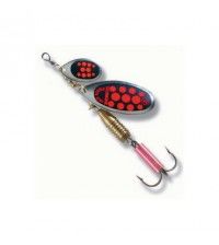 Вращающаяся блесна Zebco Twin Runner черно-красная 18г